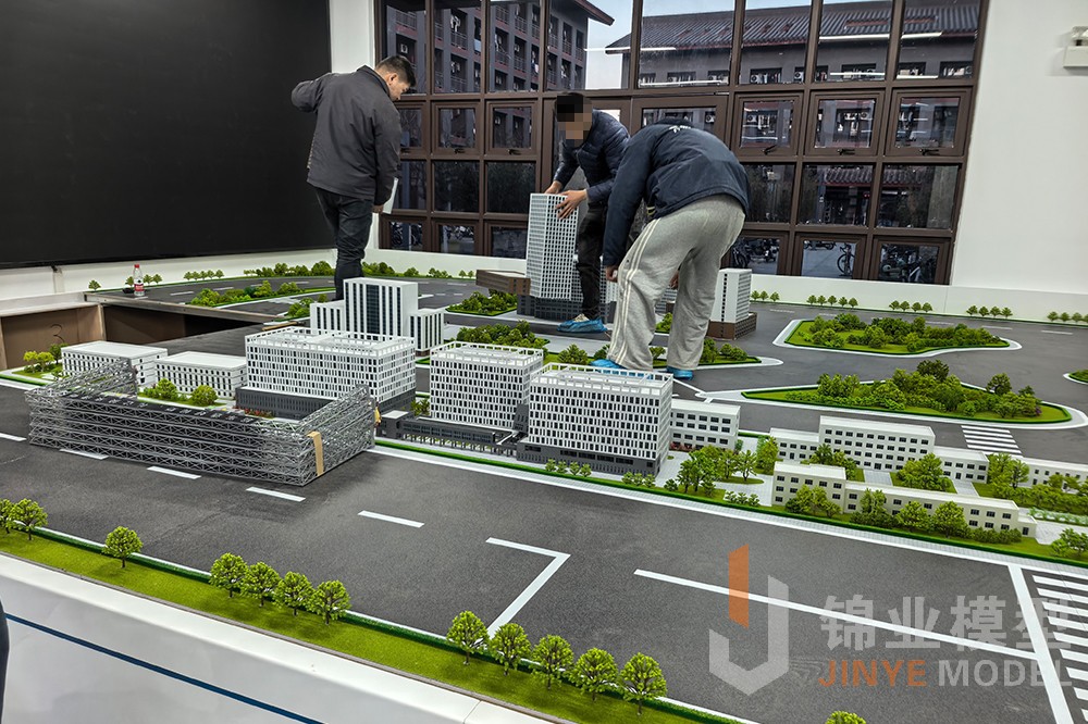 数字孪生系统实体沙盘安装现场