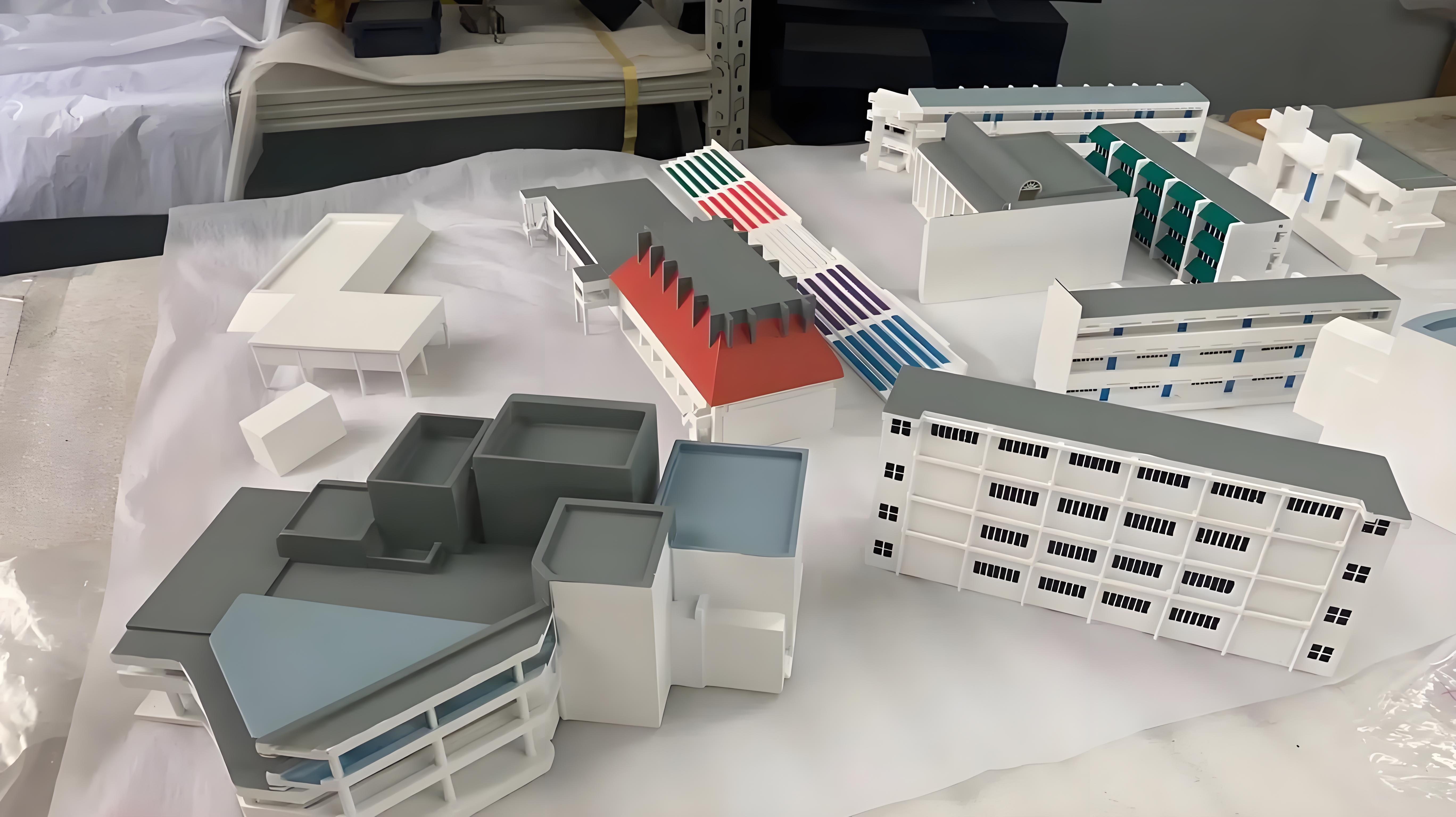 沙盘模型制作公司3D打印的建筑模型